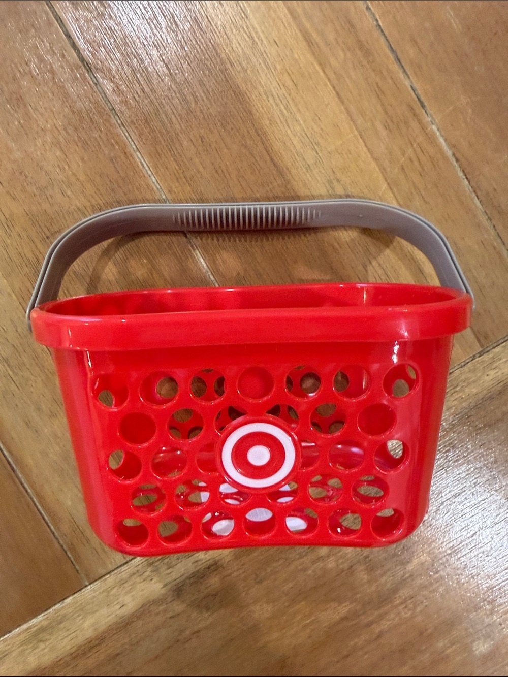 Target mini Red Plastic Shopping Basket